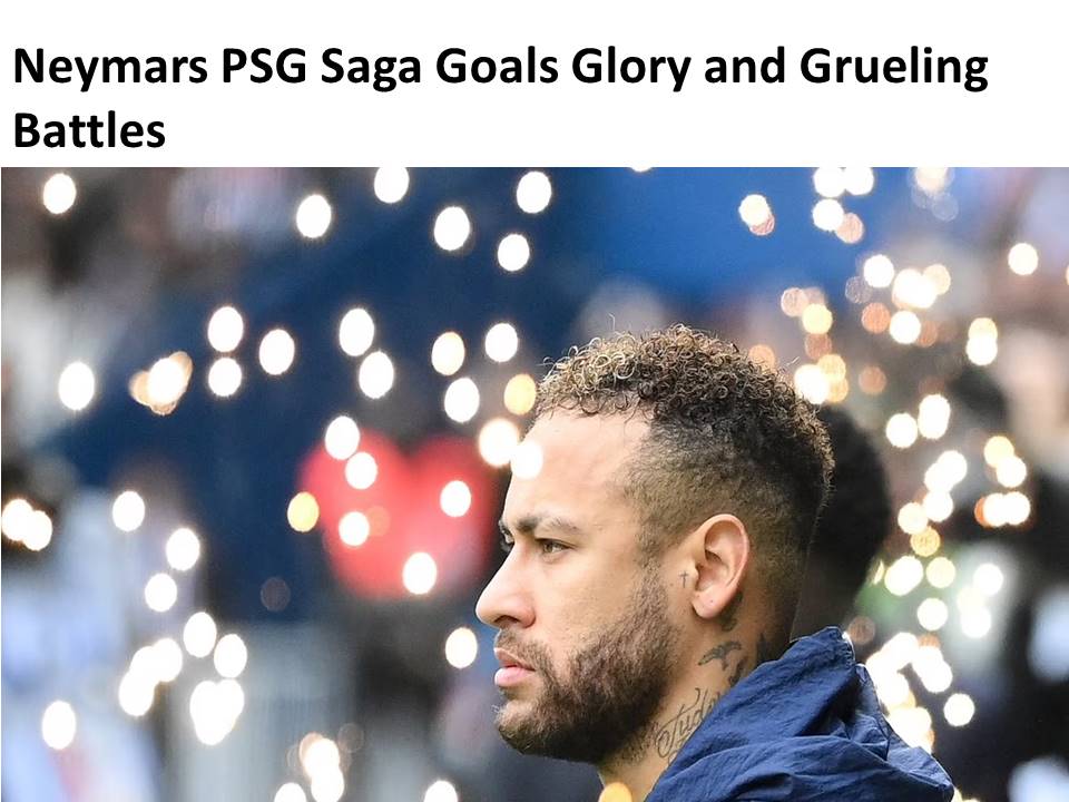 "Explore Neymar's eventful journey at PSG, from stunning goals to persistent injuries. Dive into his stats and triumphs in this captivating read!" Neymars PSG Saga Goals Glory and Grueling Battles
