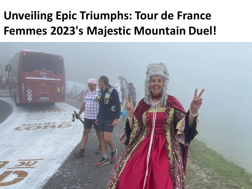Tour de France Femmes 2023: From Col d'Aspin to Tourmalet, Majestic Atmosphere for Queen Stage The only high mountain stage of the 2023 Tour de France Femmes witnessed a lively audience on Saturday, spanning from Col d'Aspin to Tourmalet. Sporting a wig perched atop her head and a flowing red dress, there's no mistaking the resemblance. "I've resurrected Marie Antoinette after her guillotine fate. It's my playful nod to France," Carmen chuckles, having journeyed from Catalonia to follow this year's Tour de France Femmes. Behind this doppelganger of the Austrian infante, music blares and applause resonates in unison, accompanying every passing car and cyclist within a kilometer of the summit of Col du Tourmalet on the 29th of July, in what's known as the "Spanish bend" of this 7th stage. "I came with friends to support the riders, as they don't receive the same media coverage as the men, even though they absolutely deserve it. We're going to give them extra energy in the final kilometers," asserts the woman everyone wants to take a selfie with. "The Thrills of the Ascent" Much like her, a significant portion of the crowd had already kicked off the festivities several hours before the riders' arrival. The afternoon has just begun at Col d'Aspin, situated at an altitude of 1,400 meters. Dozens of caravans have already positioned themselves at the summit amidst the brown cows. Hundreds of spectators of all ages, predominantly clad in polka-dotted jerseys and caps, bask in the sunlight as they await the arrival of the Tour de France Femmes riders in a few hours. Signs proclaiming "Go girls!" and "Women, you can!" are scattered along the road. Sylvain and Elodie have come with their children, 13-year-old Romain and 8-year-old Julia. Also on vacation in the region, the family has brought along board games. However, the focus of the afternoon lies elsewhere: making as much noise as possible. "We're having a contest to see who can make the most noise when the cyclists pass by," explains Romain, who hopes to catch a glimpse of Juliette Labous and Cédrine Kerbaol. While awaiting the professionals, amateur cyclists entertain the small family at Col d'Aspin. With the audience's encouragement and the thuds against safety barriers, each rider amps up the excitement in their own way. The atmosphere leaves no one untouched. "Even we get chills while ascending, so I can imagine what it's like for the riders," confirms Thomas, who cycled the ascent with his wife Sandrine and their two sons, Martin (11 years old) and Pierre (9 years old), all the way from their residence lower down in Saint-Lary Soulan. "This is their third bike outing. We surprised them this morning," Sandrine proudly explains, sporting Team DSM's jersey. Happy and proud to have conquered this part of the stage, the two boys relish the moment, all the while hoping Juliette Labous shines today. "It was truly important to be here to support the riders and let them feel our backing." Sandrine, a spectator at Col d'Aspin on Franceinfo: Sport A few kilometers further, as the approach to Tourmalet (2,100m) nears, the crowd gathers again. Just like the fog that has joined the festivities, about five kilometers from the summit. Visibility decreases as the top draws nearer. "Tour de France, Girl Power" A young girl, donning a polka-dotted jersey, extends her arm over the metal barriers for passing amateur cyclists to give her a high-five. Across from her, a group dances to the rhythm of their bike horns. A few meters higher up, young women write the names of the riders on the road: Labous, Vollering, Wiel, Kerbaol... "How do you spell it, you said 'ue'?" asks a young woman in charge of the paintbrush and white paint. The task is taken seriously and executed meticulously. No manual labor for Pierre-Cyrille and his son Thomas, originally from Toulouse, who raise their voices instead. "I was a bit worried about today, but I'm thrilled because the public has shown up," rejoices this cycling enthusiast, holding a sign that reads "Tour de France, Girl Power," with four hearts in the colors of the distinctive jerseys. While Pierre-Cyrille came up by car, his son Thomas, who aspires to become a professional cyclist, tackled the course on his bike. "I hope Juliette has a great race today, but I think Demi Vollering will win," he predicts. At the end of the day, as the sky hangs low and the road is blanketed by thick fog, Demi Vollering emerges first from the mist at Col du Tourmalet. She's barely distinguishable a few meters from the finish line due to the reduced visibility. The crowd multiplies its encouragement to celebrate the new yellow jersey, who has secured her first stage victory in the 2023 Tour. The new queen of the Tour retains her composure and responds to the crowd with a heartfelt gesture before raising her arms to the sky. A mystical end to the stage, befitting this legendary pass.